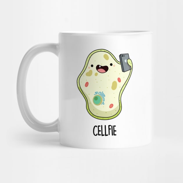 Cellfie Funny Biology Pun by punnybone